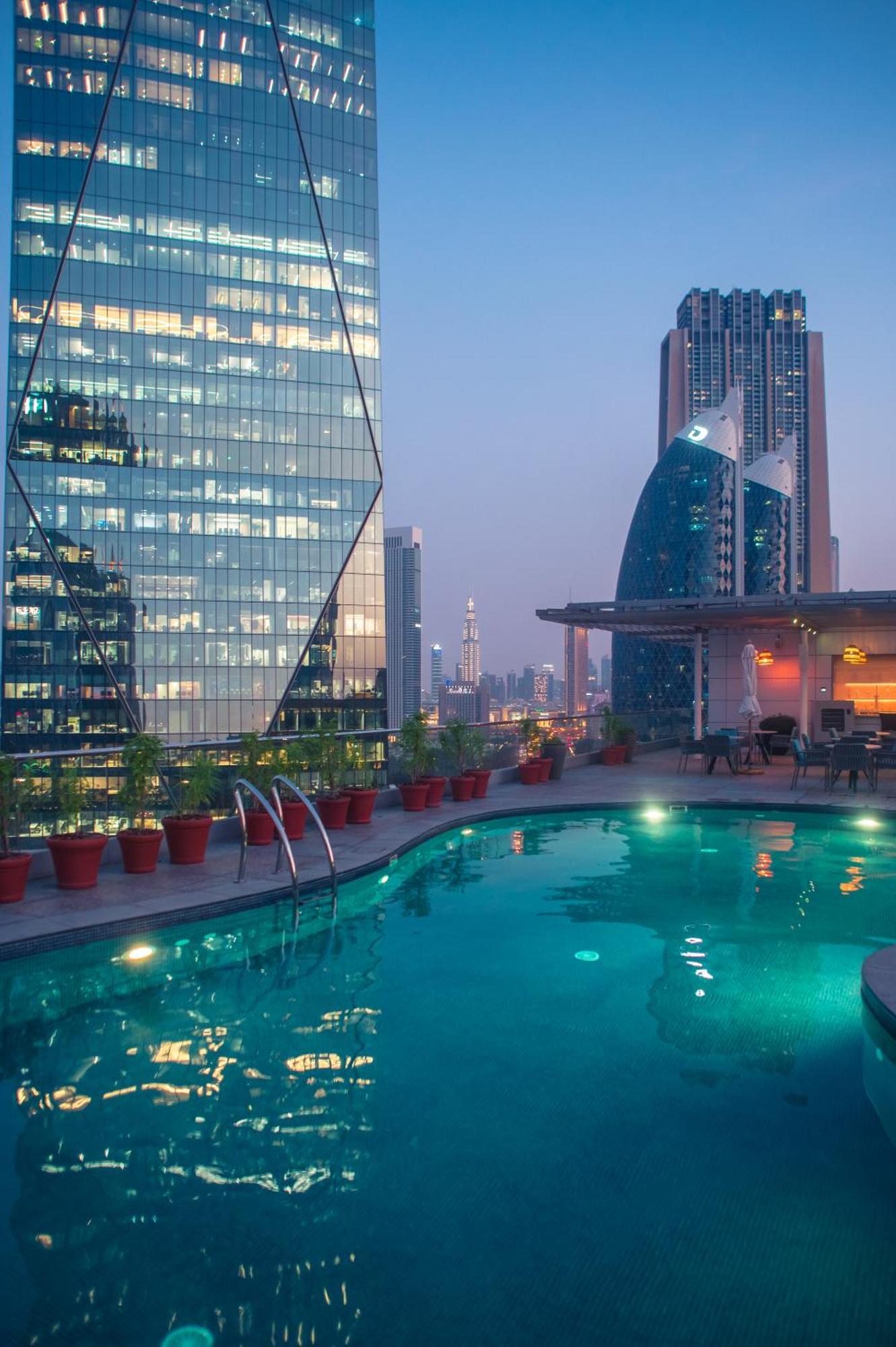 Hotel Ritz Carlton Difc Downtown Dubái Exterior foto