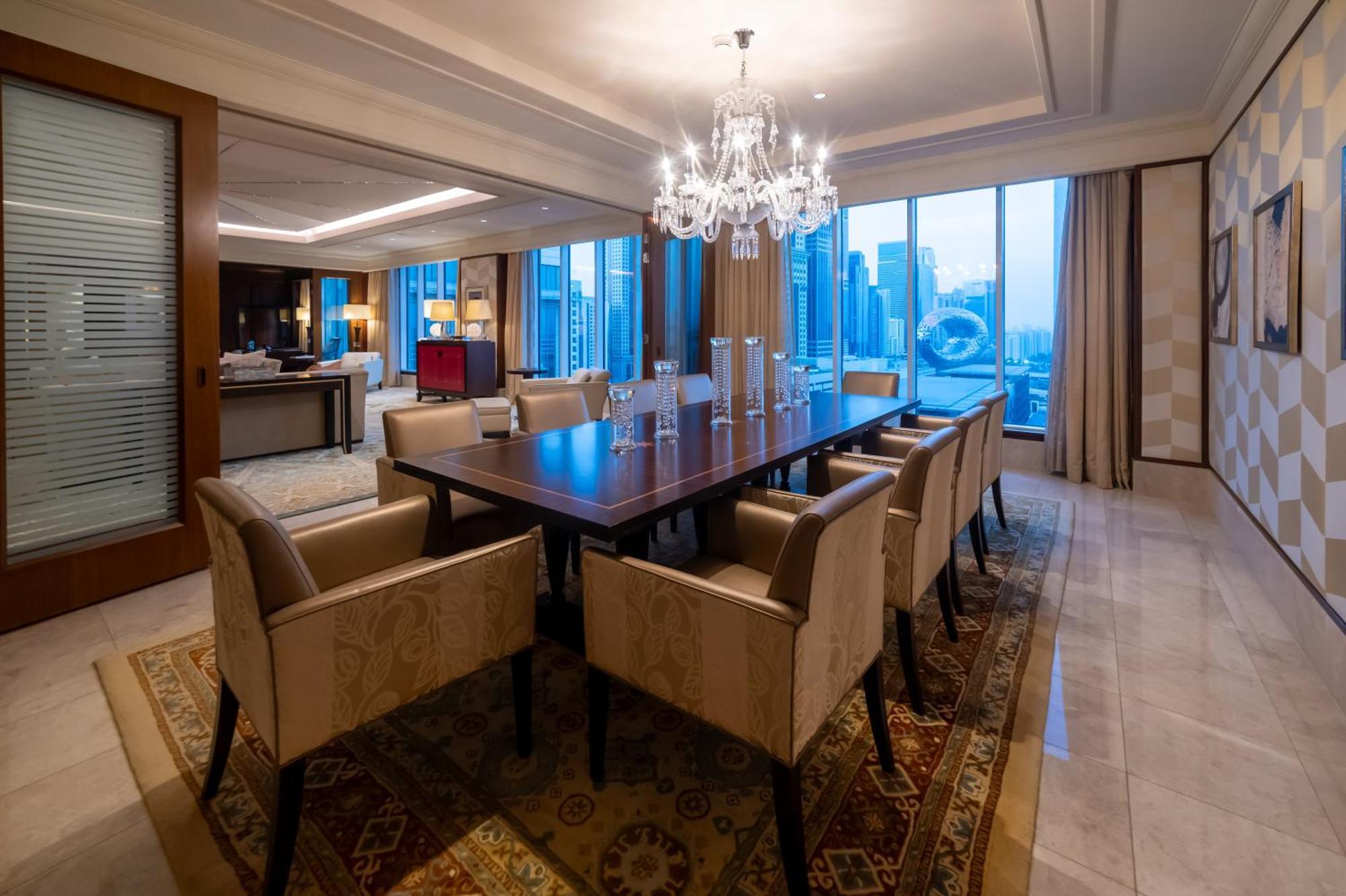 Hotel Ritz Carlton Difc Downtown Dubái Exterior foto